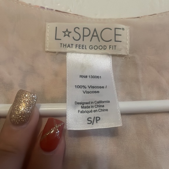 L Space Stay Golden Dress Tie Front - Picture 7 of 7